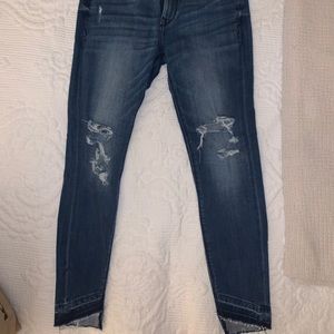 Express mid rise cropped jeggings